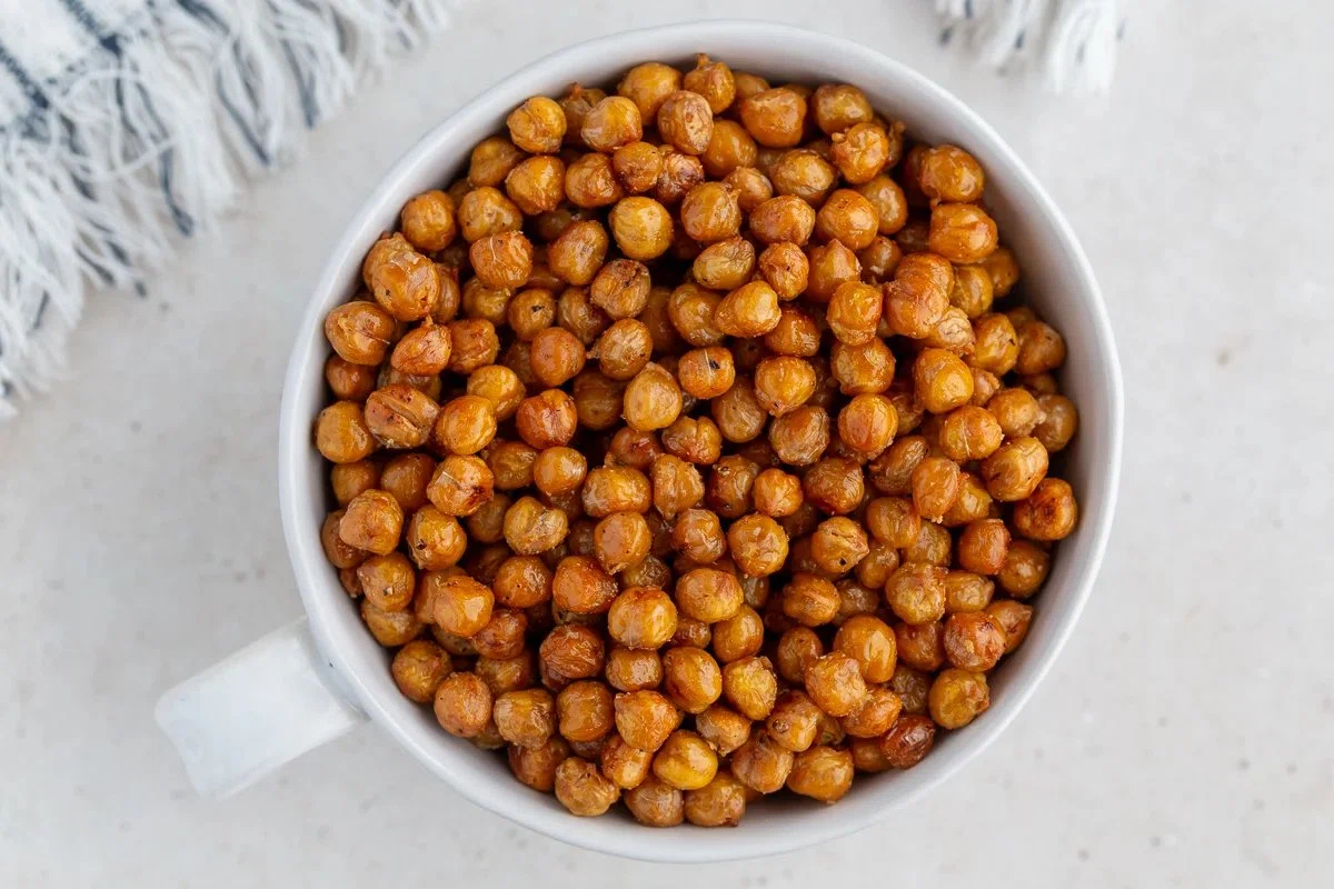 Crispy Chickpeas (Oven Roasted)