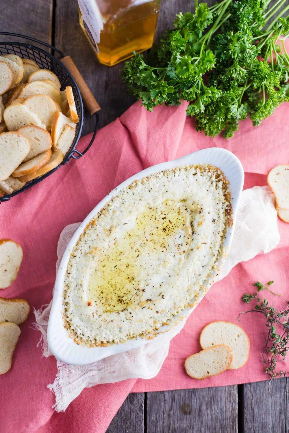 Baked Goat Cheese Dip