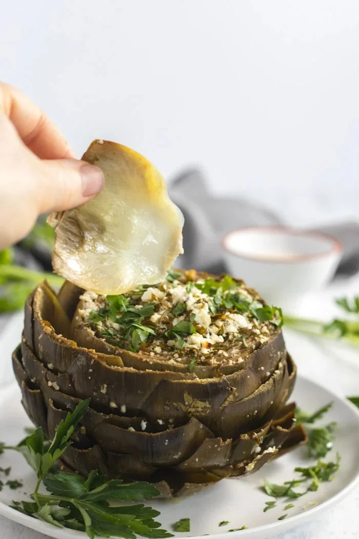 Mediterranean Baked Artichokes