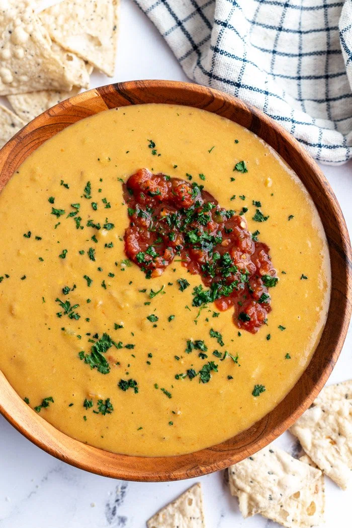 Vegan Salsa Con Queso