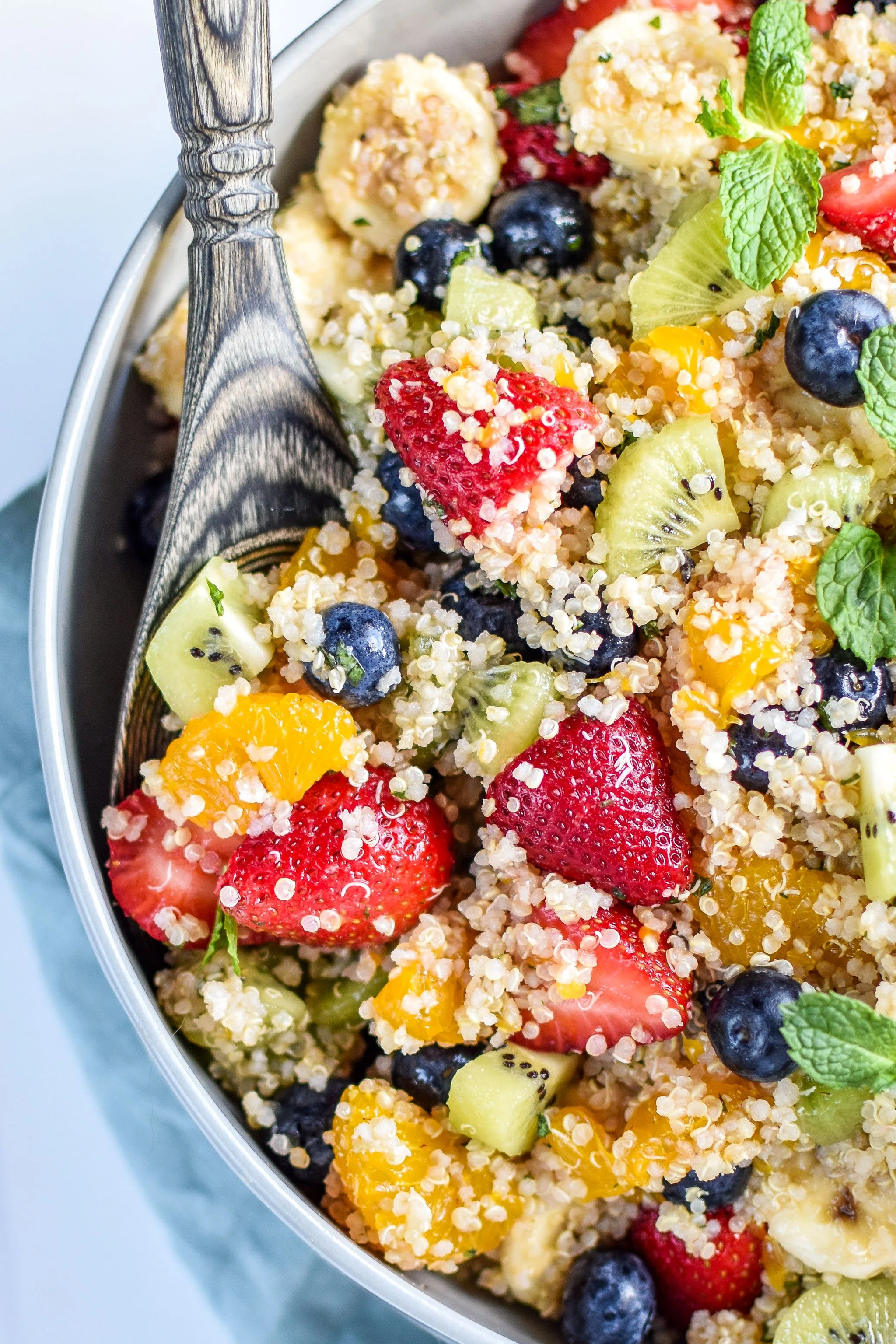 Quinoa Mint Fruit Salad