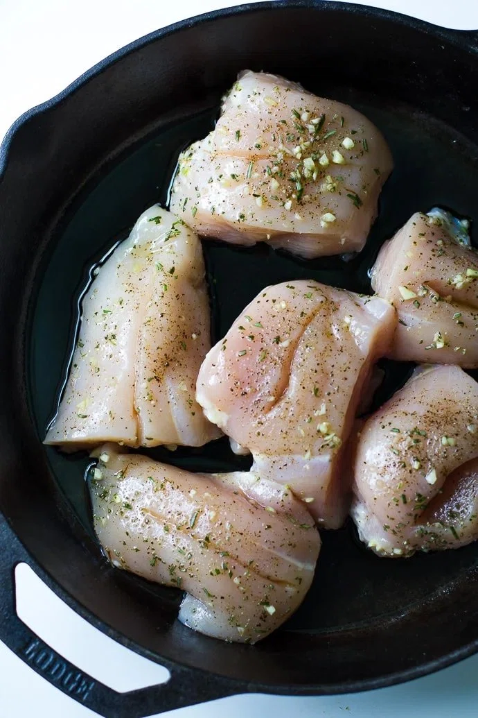Goat Cheese Stuffed Rosemary Chicken in Prosciutto