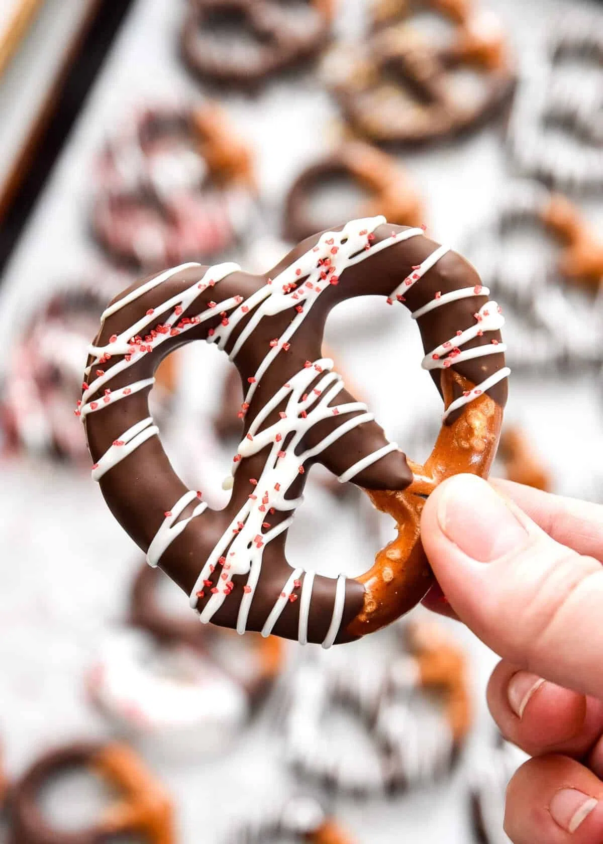 Homemade Chocolate Dipped Pretzels