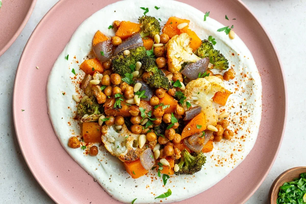 Whipped Feta Veggie Bowls