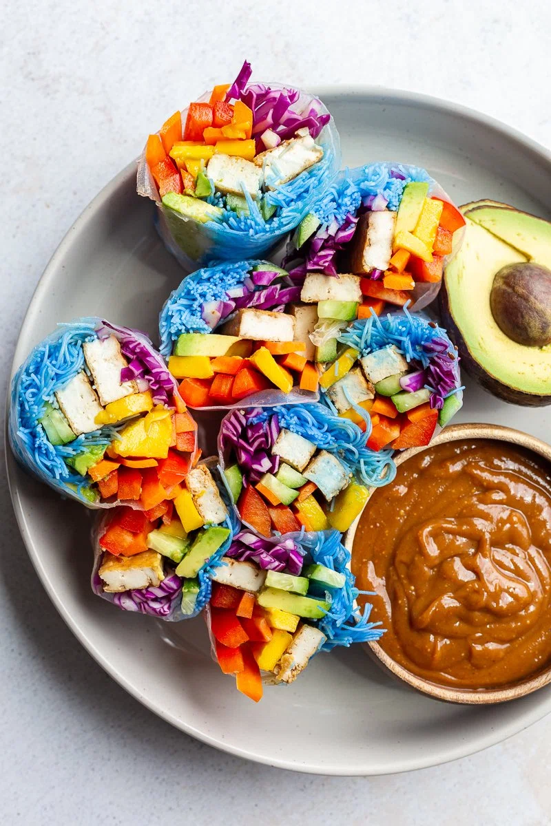 Rainbow Spring Rolls