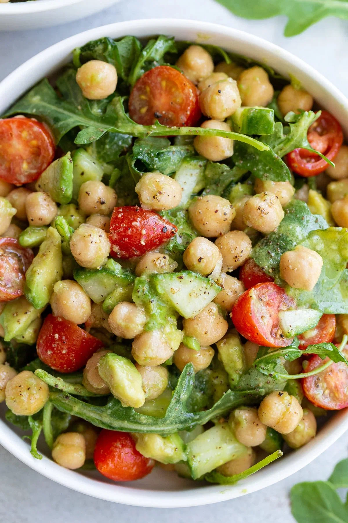 Easy Chickpea Avocado Salad