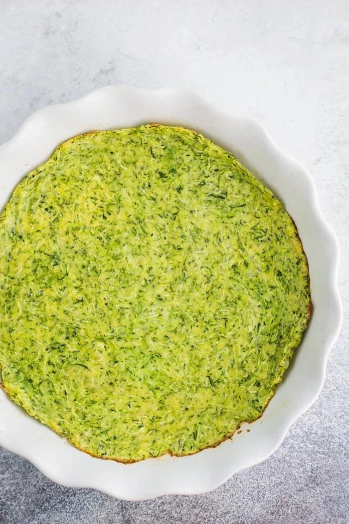 Zucchini Crust Quiche