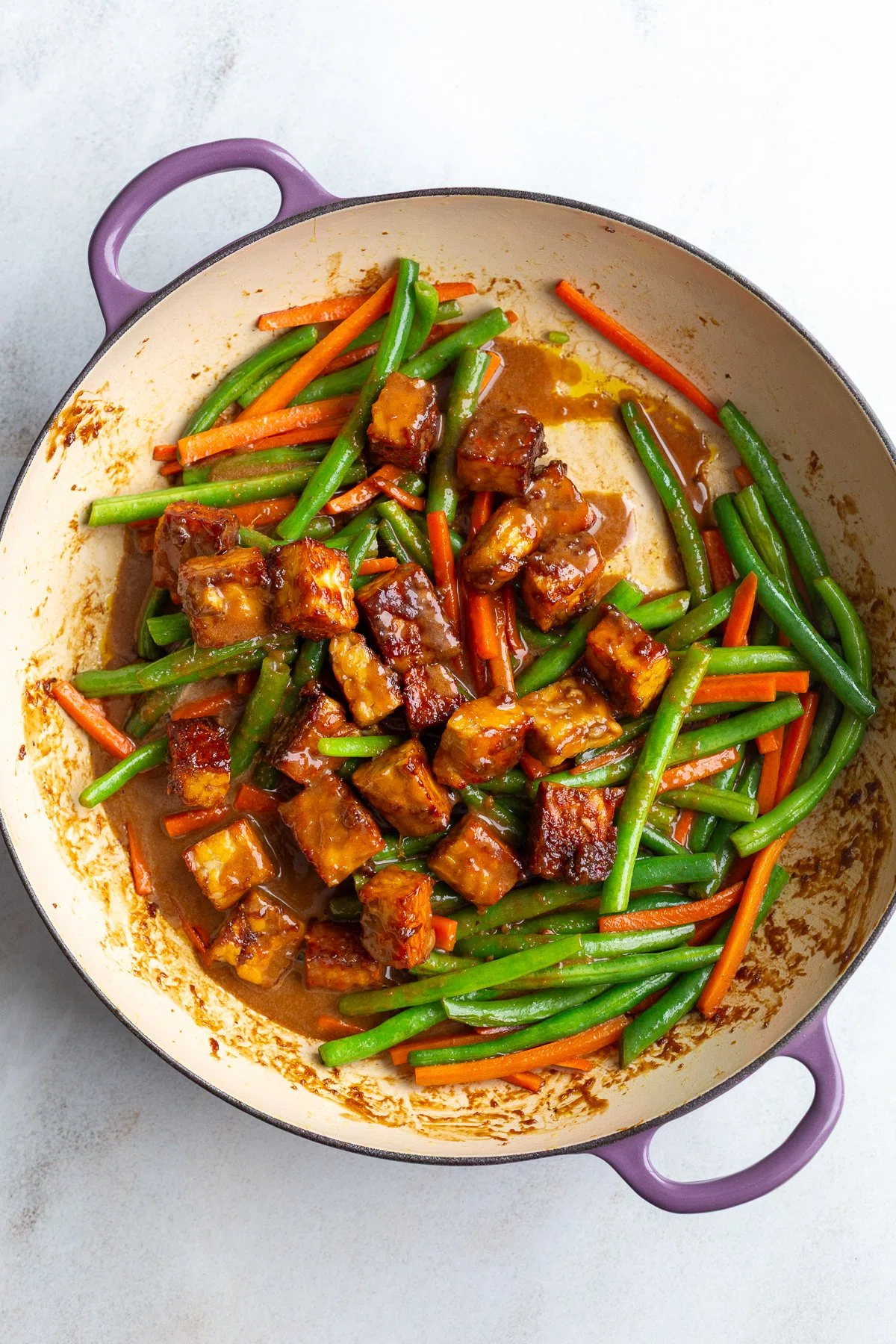 Sesame Ginger Tempeh Stir Fry