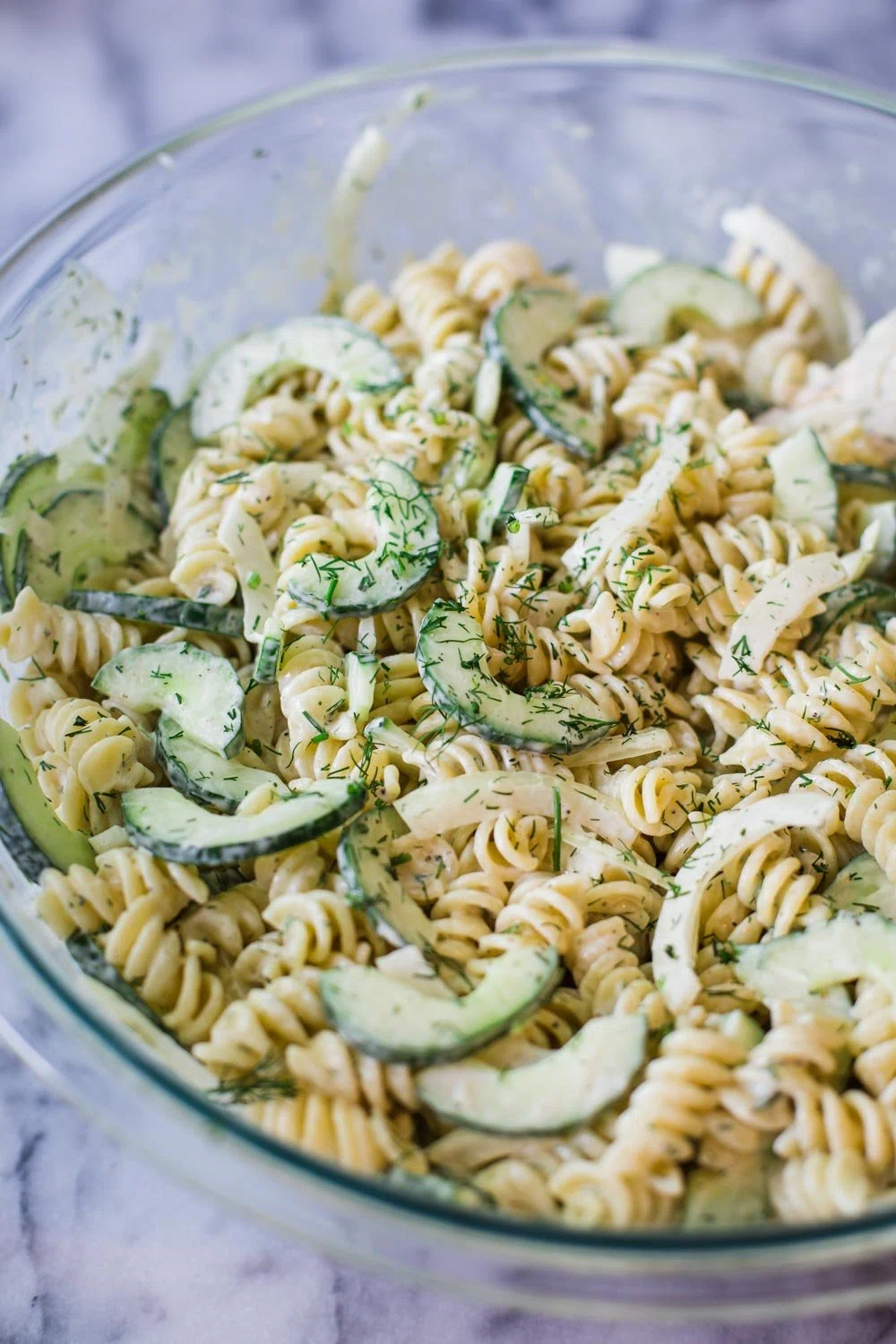 Cucumber Pasta Salad