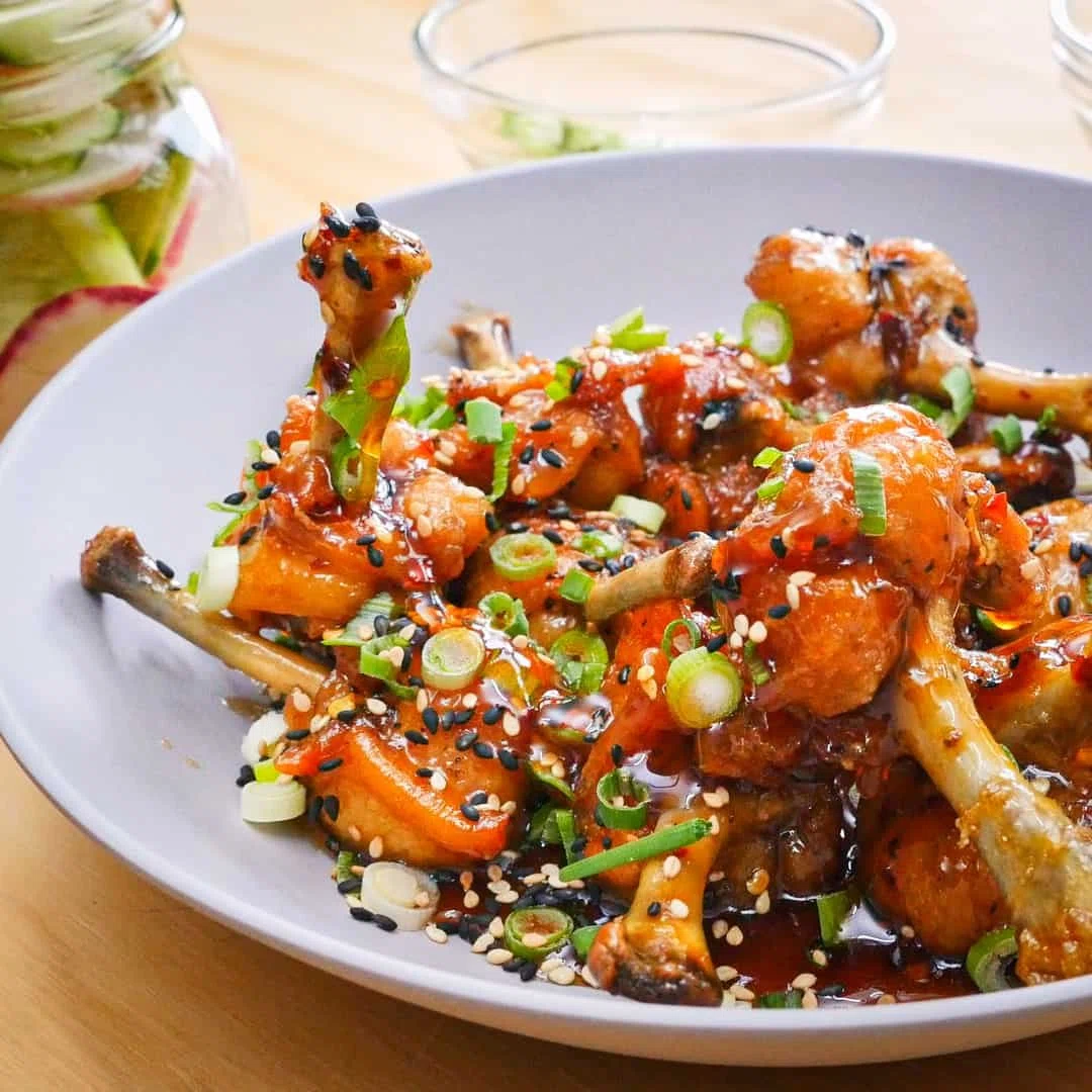 Sticky Lollipop Chicken Wings