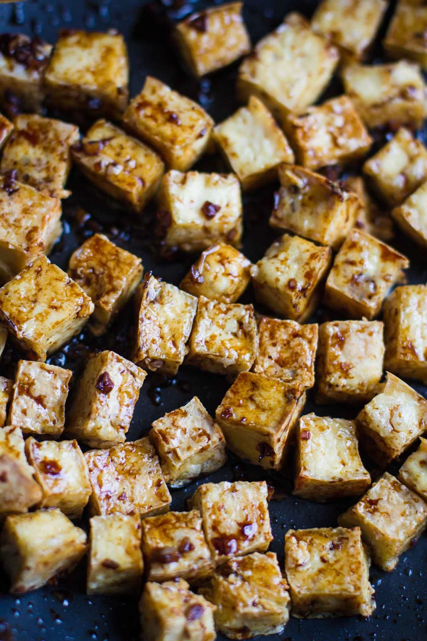 Green Onion & Garlic Crispy Tofu