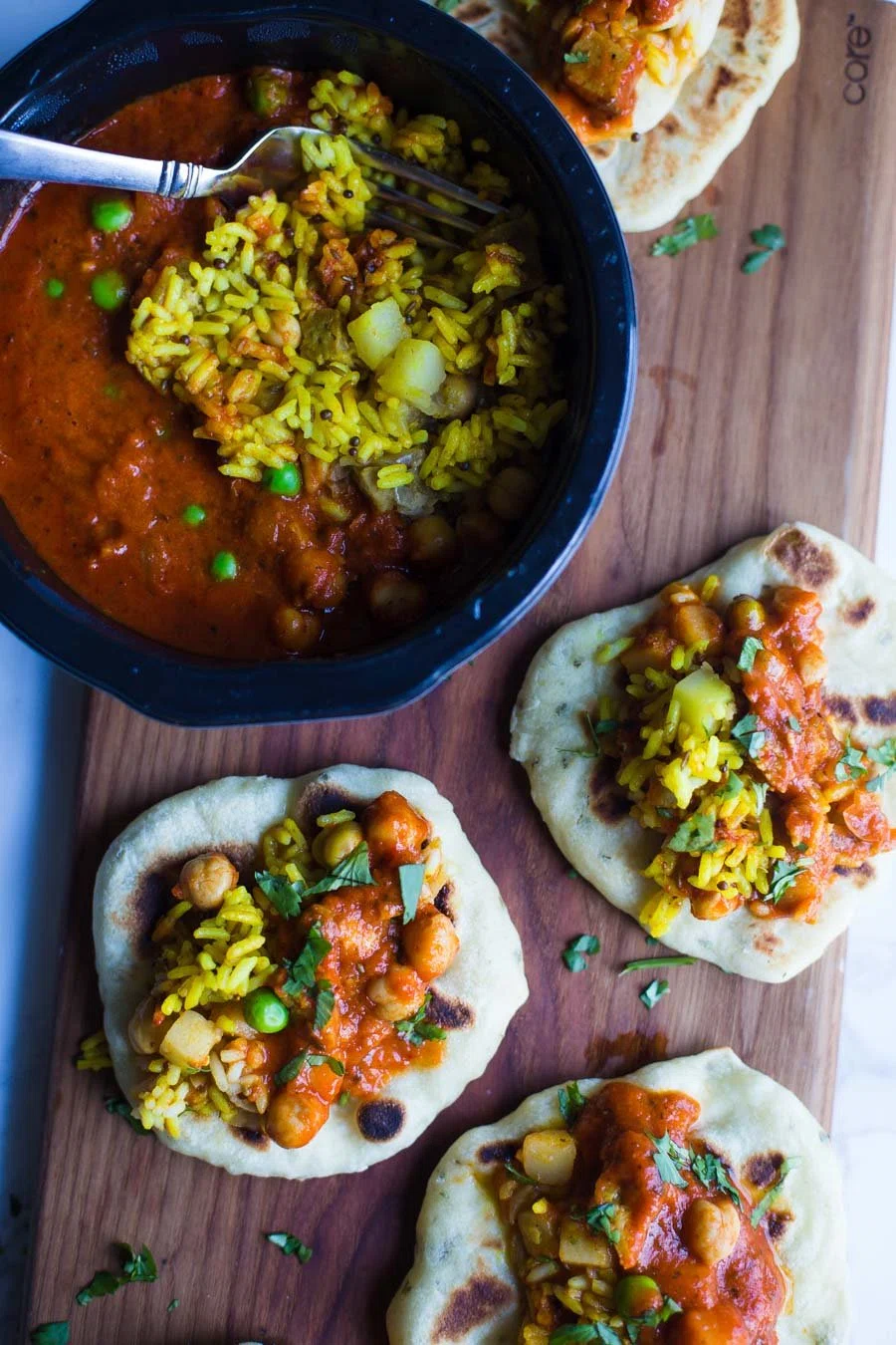 Mini Garlic Flatbread (Vegan)