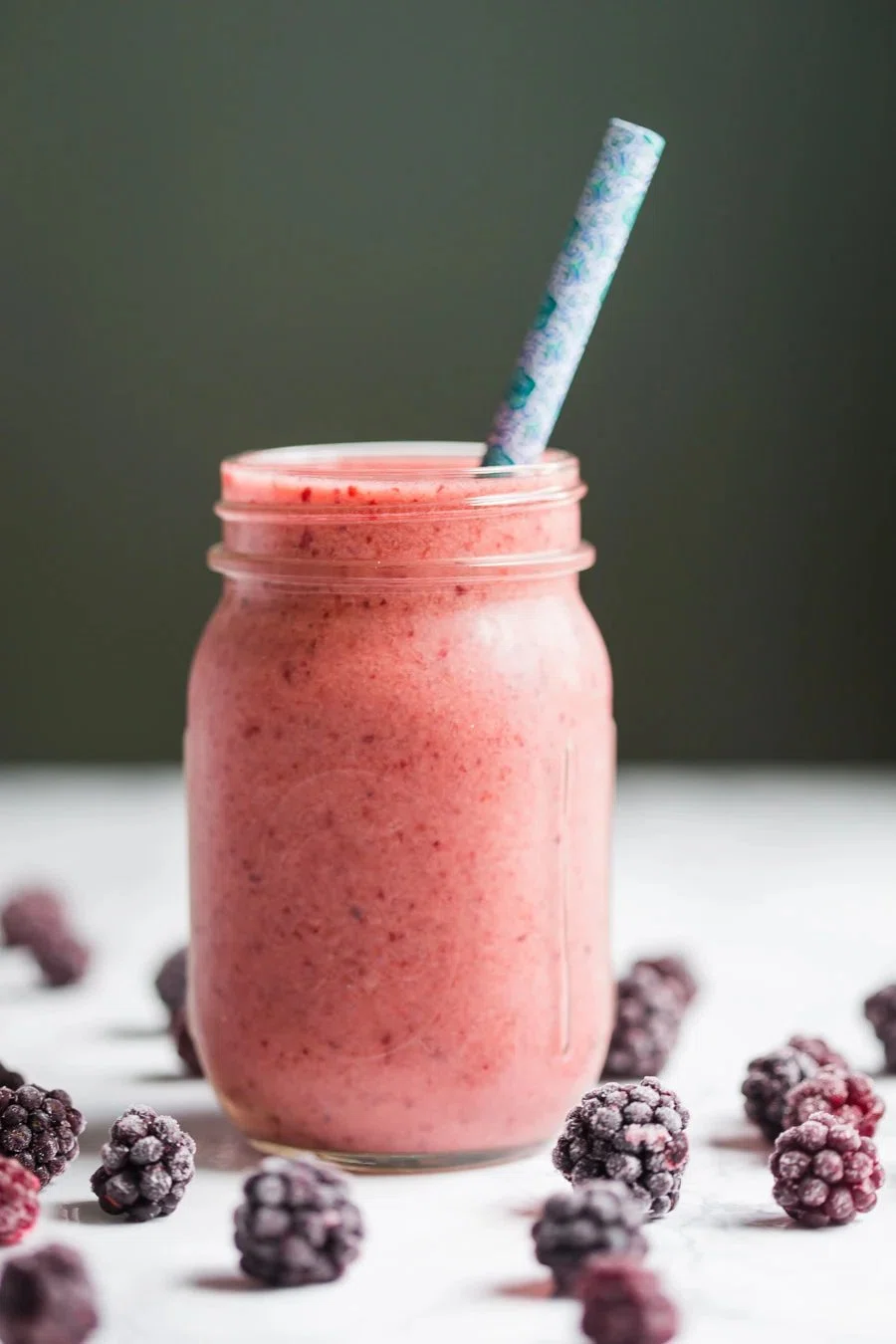Blackberry Kombucha Smoothie