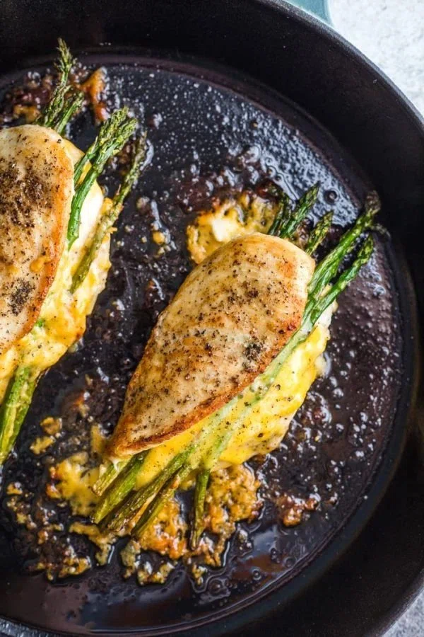 Asparagus & Cheese Stuffed Chicken