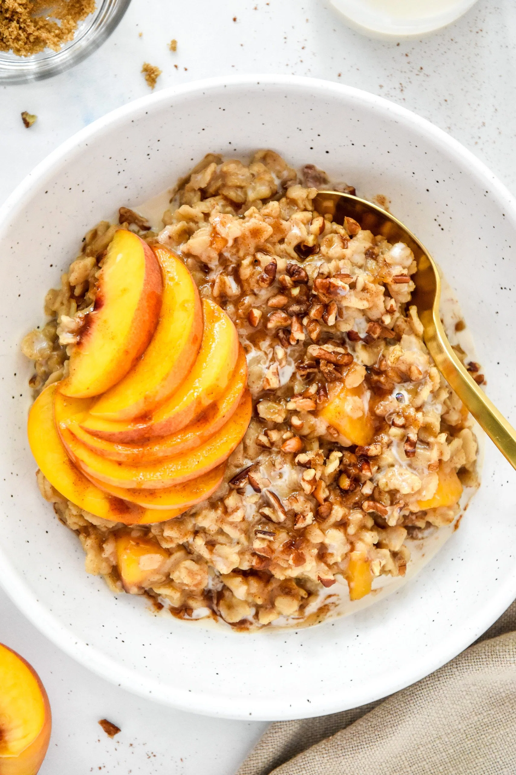 Peaches and Cream Oatmeal