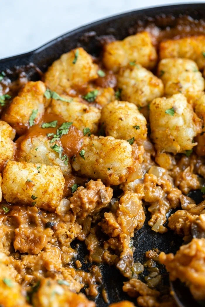 Vegan Tater Tot Casserole