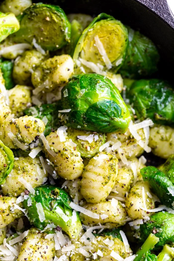 Brussels Sprouts Pesto Gnocchi