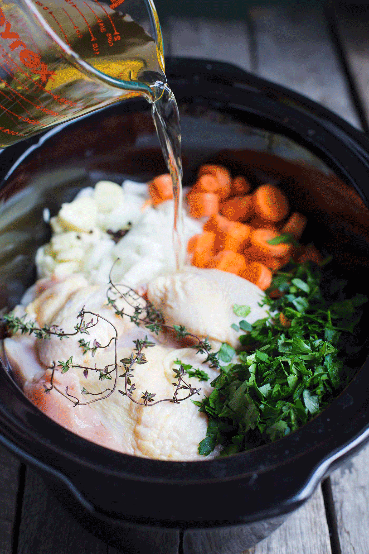 Slow Cooker Drunken Chicken