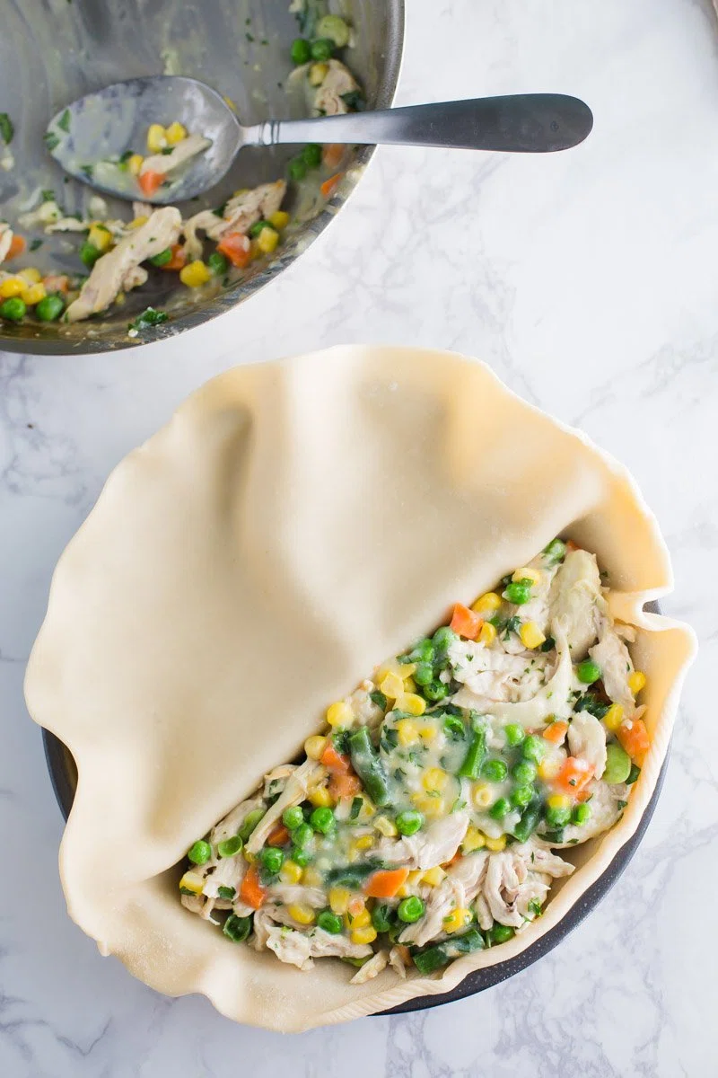 Split Decision Pie Pan: Dinner and Dessert