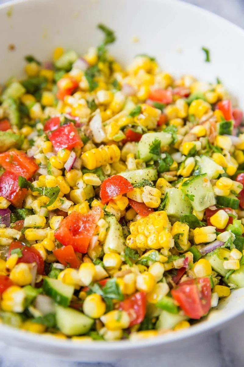 Grilled Corn Salad