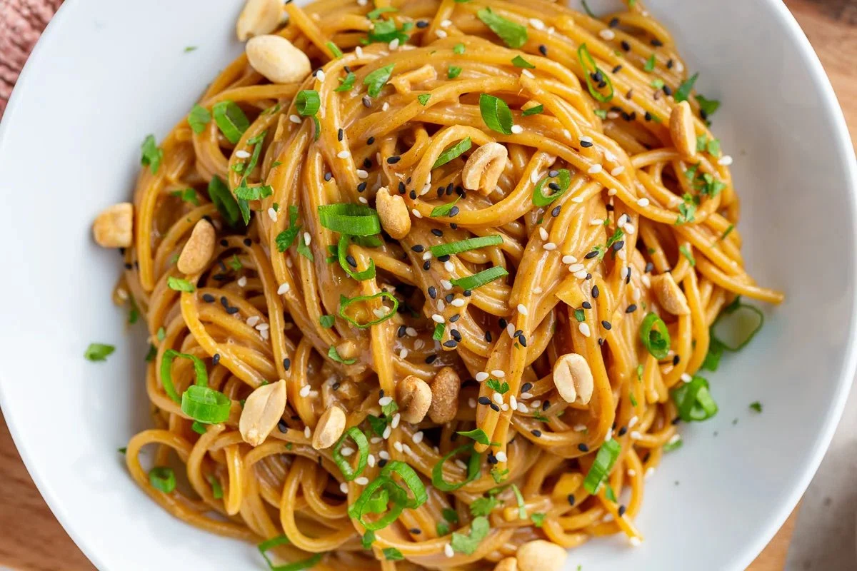 Quick & Easy Soy-Peanut Noodles