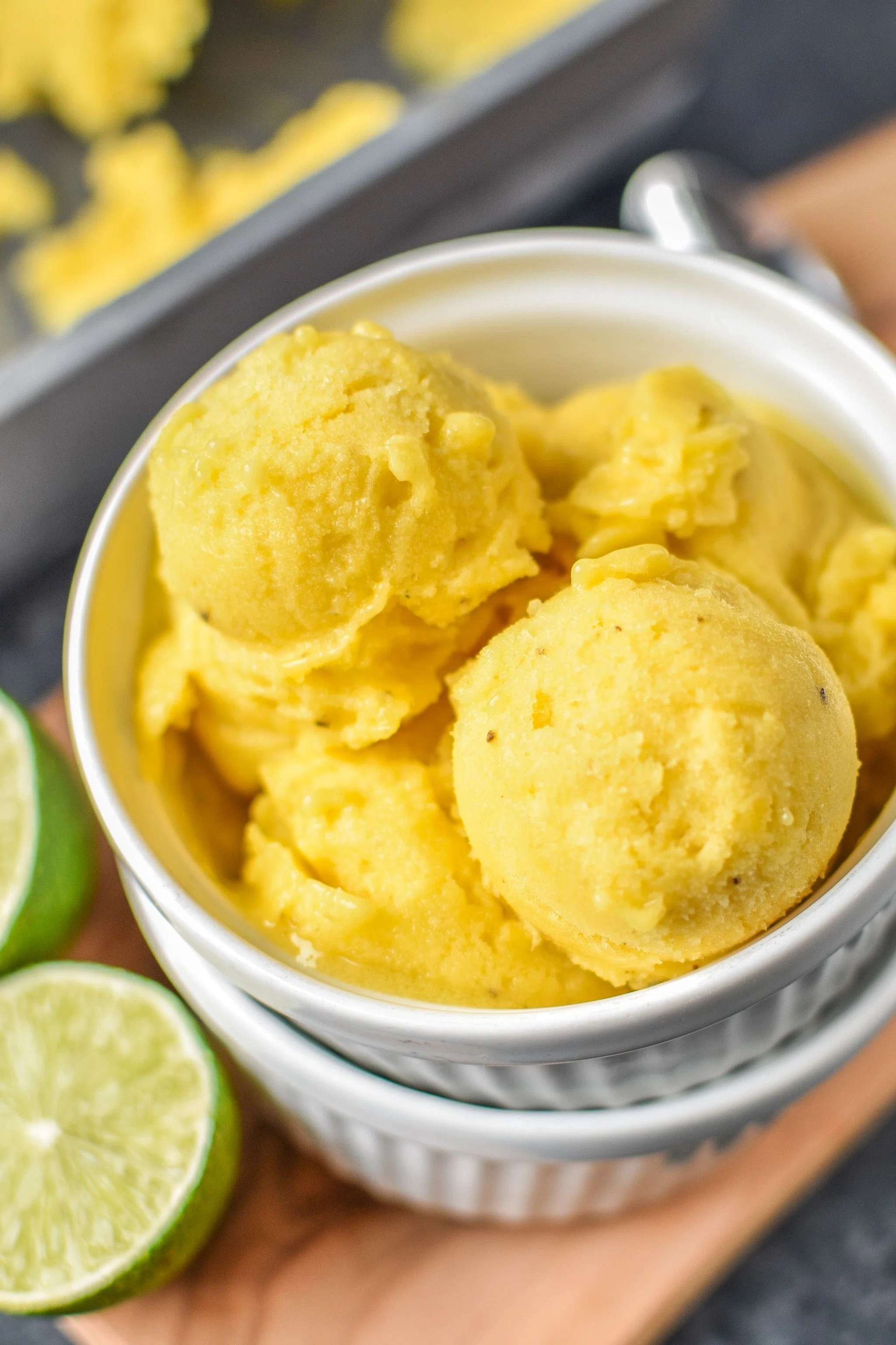 4-Ingredient Mango Lime Nice Cream