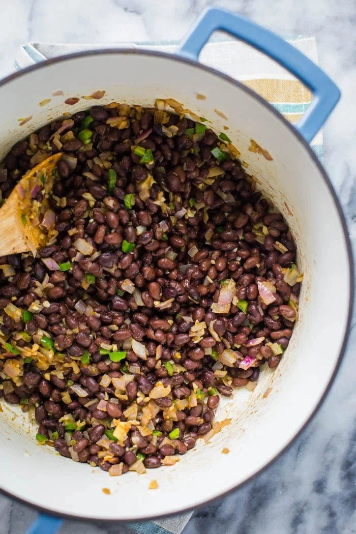 Spicy Black Bean Stew w/ Turkey