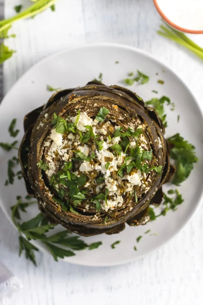 Mediterranean Baked Artichokes