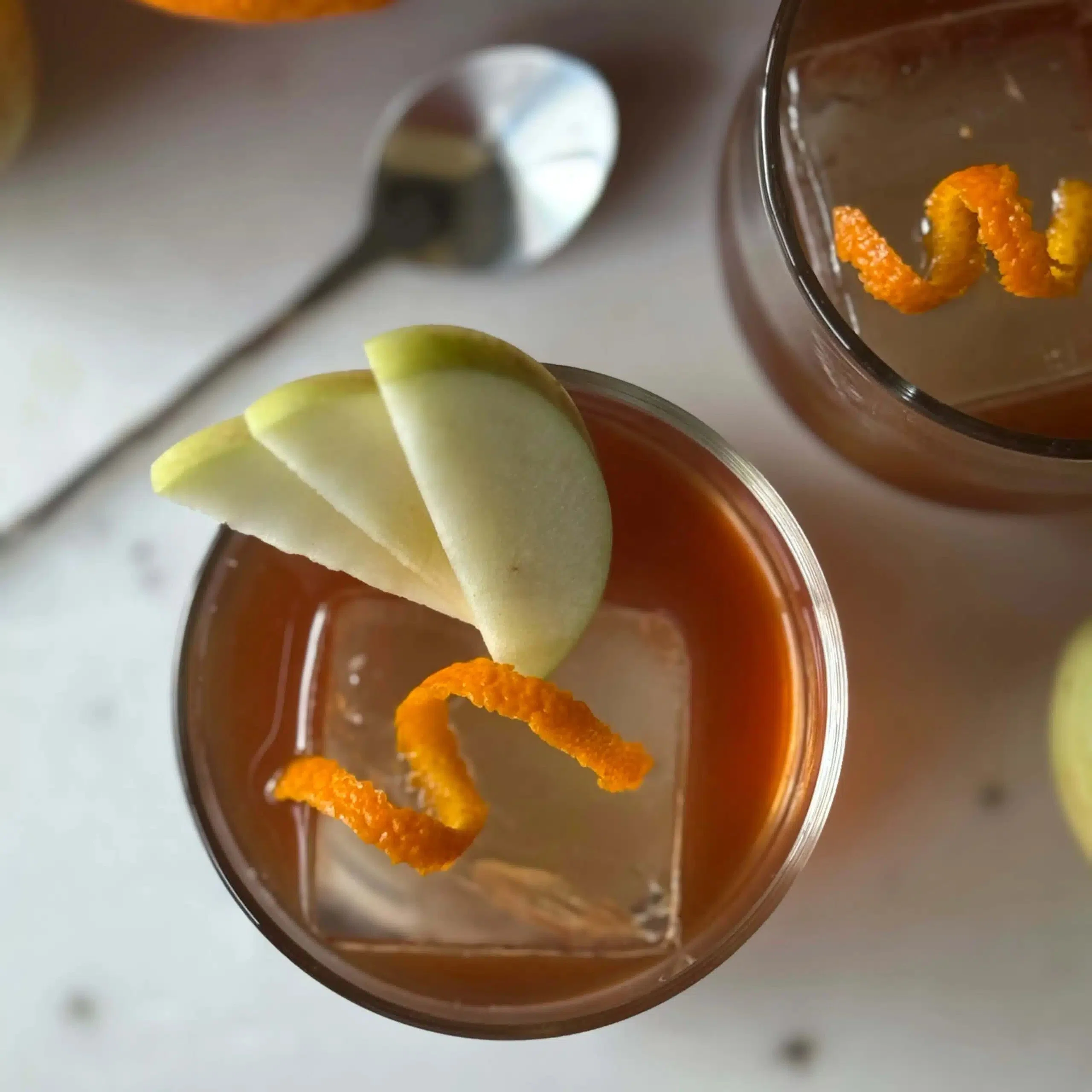 Apple Cider Old Fashioned Cocktail