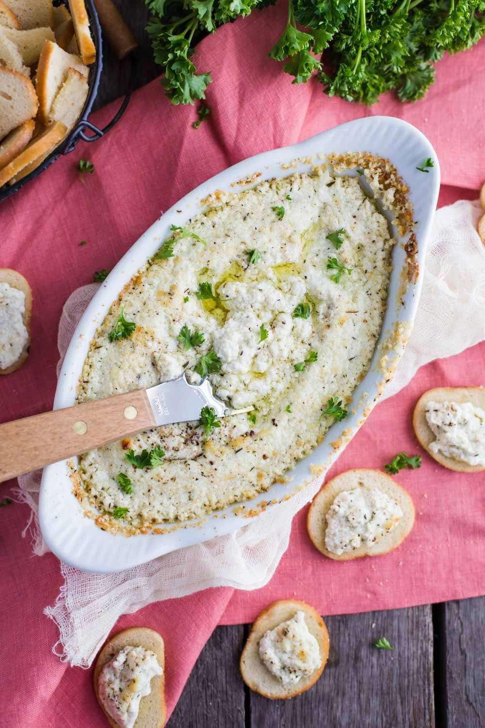 Baked Goat Cheese Dip