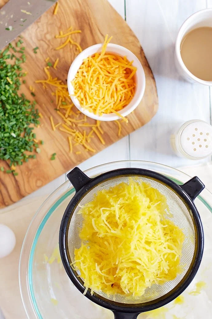 Spaghetti Squash Hash Browns