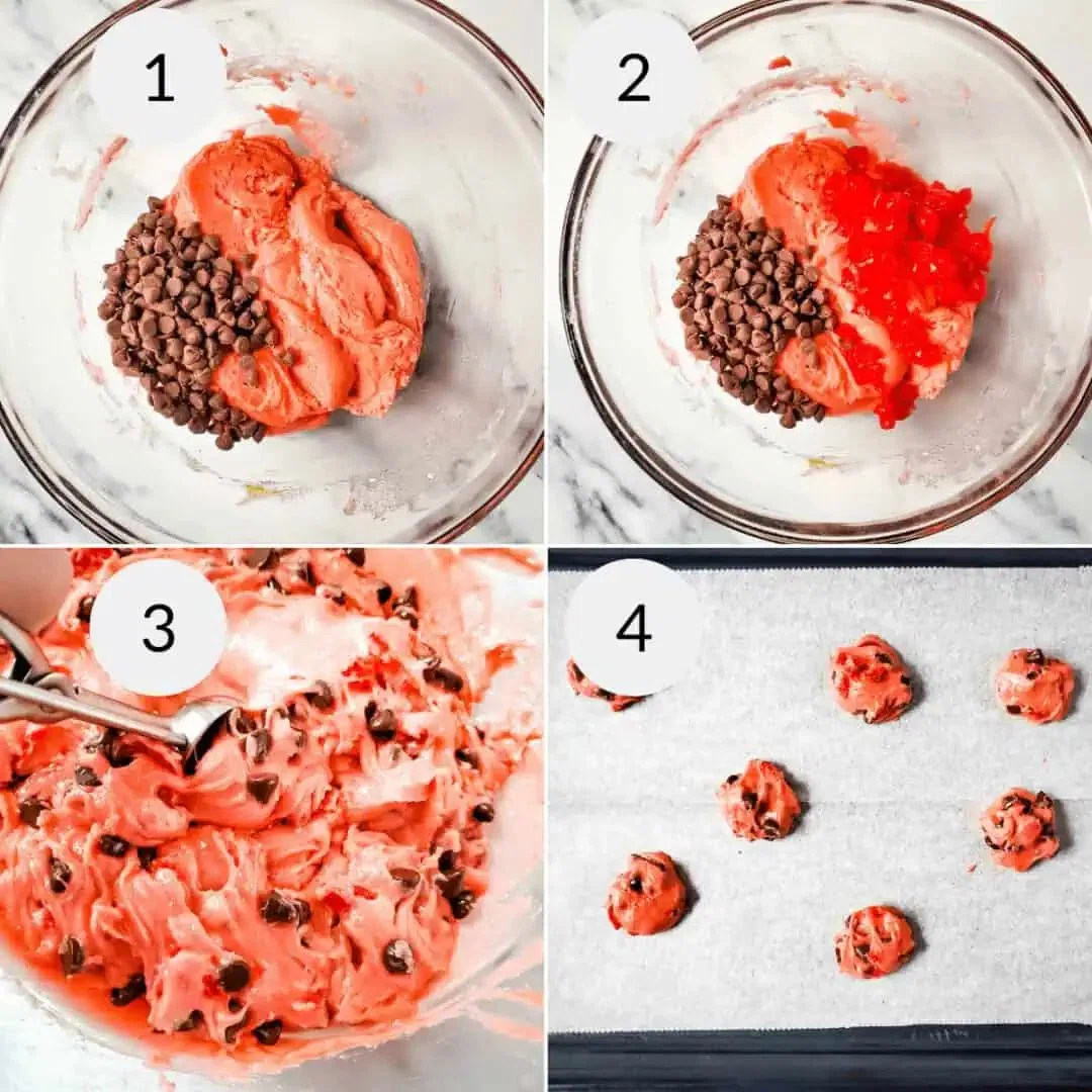 Cherry Chip Cookies