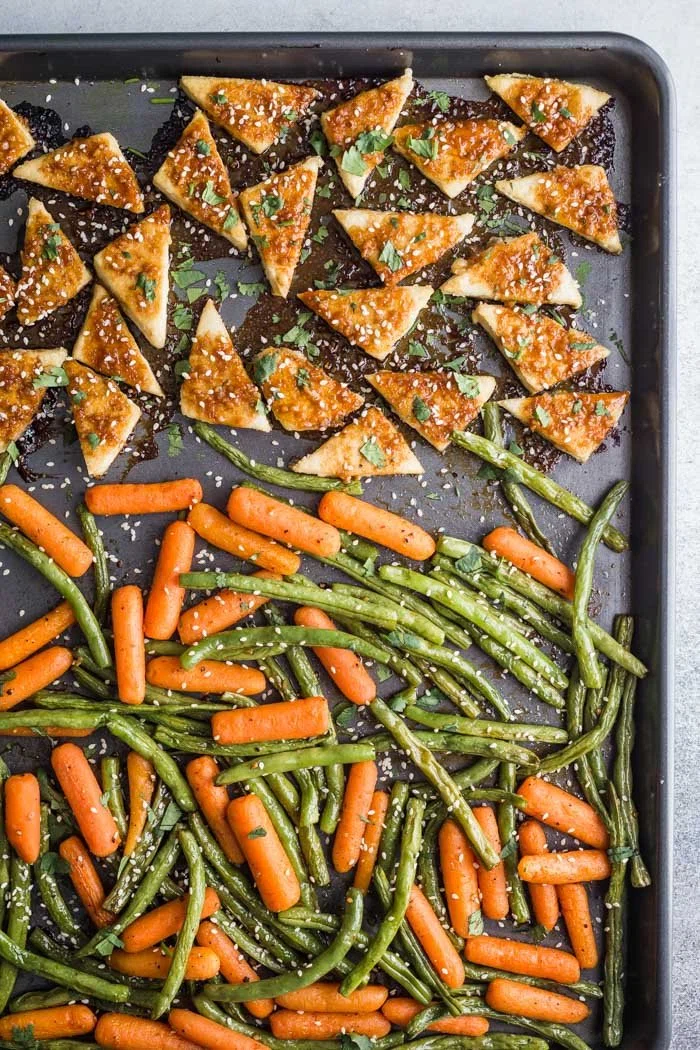 Sheet Pan Baked Tofu & Veggies