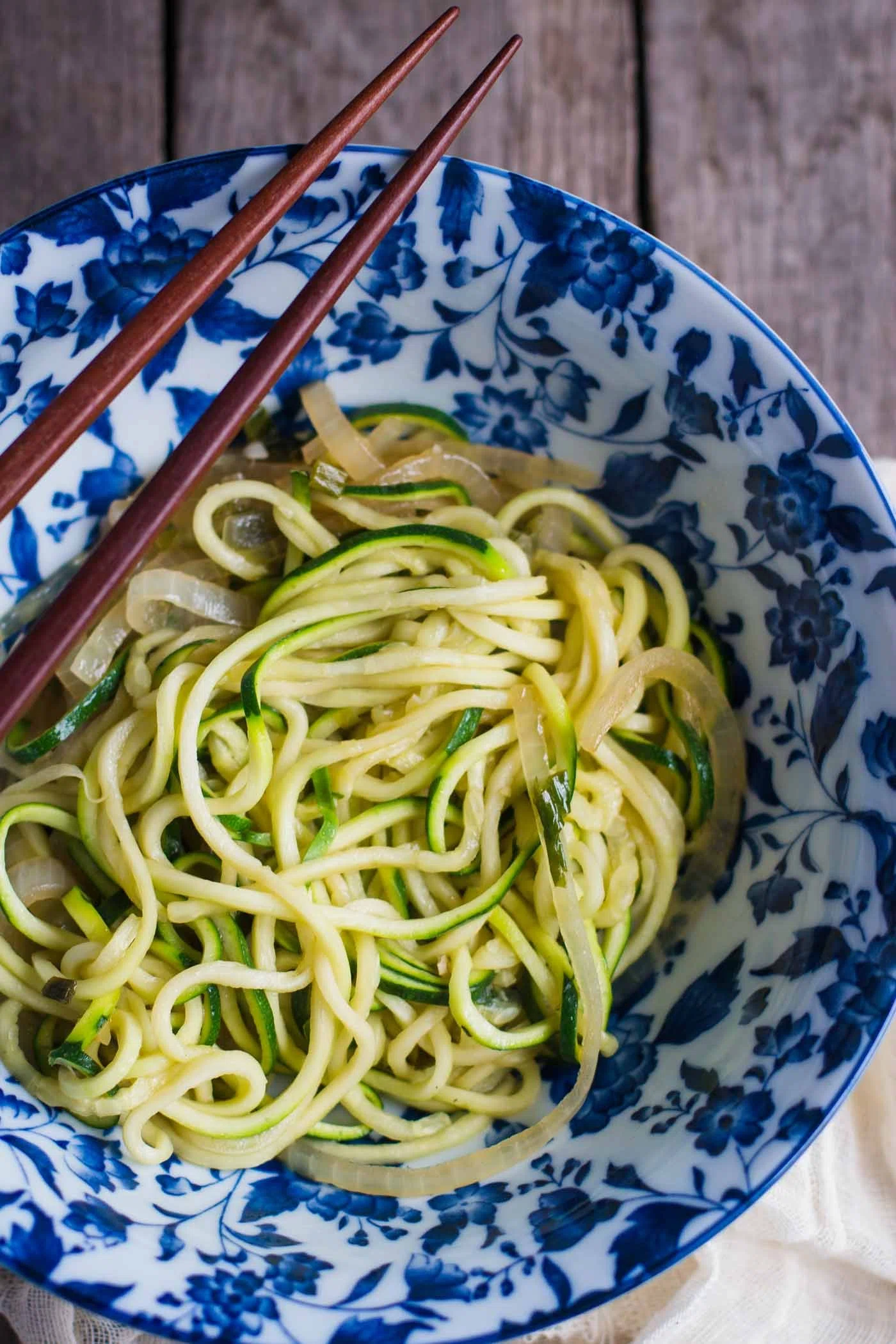 Zucchini Noodle Ramen Soup