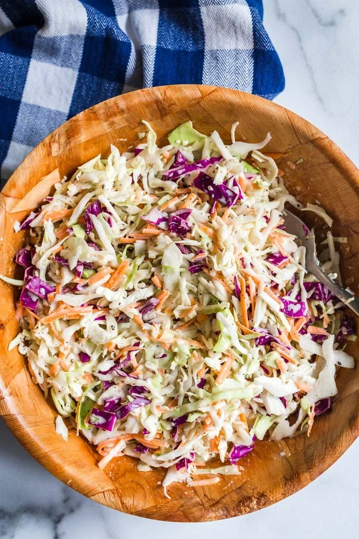 Easy Vegan Coleslaw Recipe