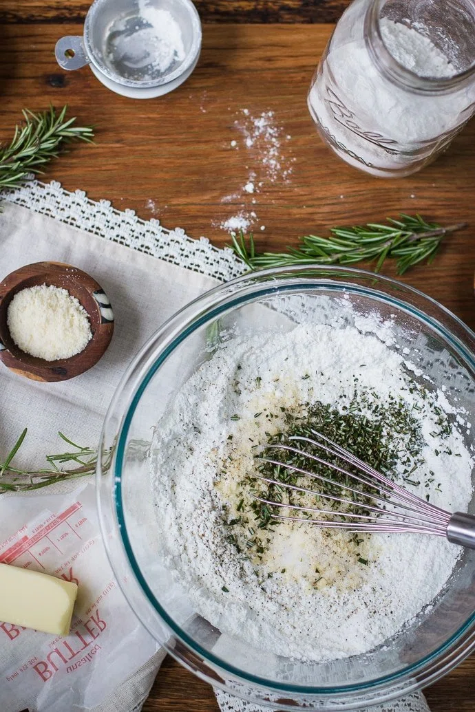 Rosemary Parmesan Buttermilk Biscuits