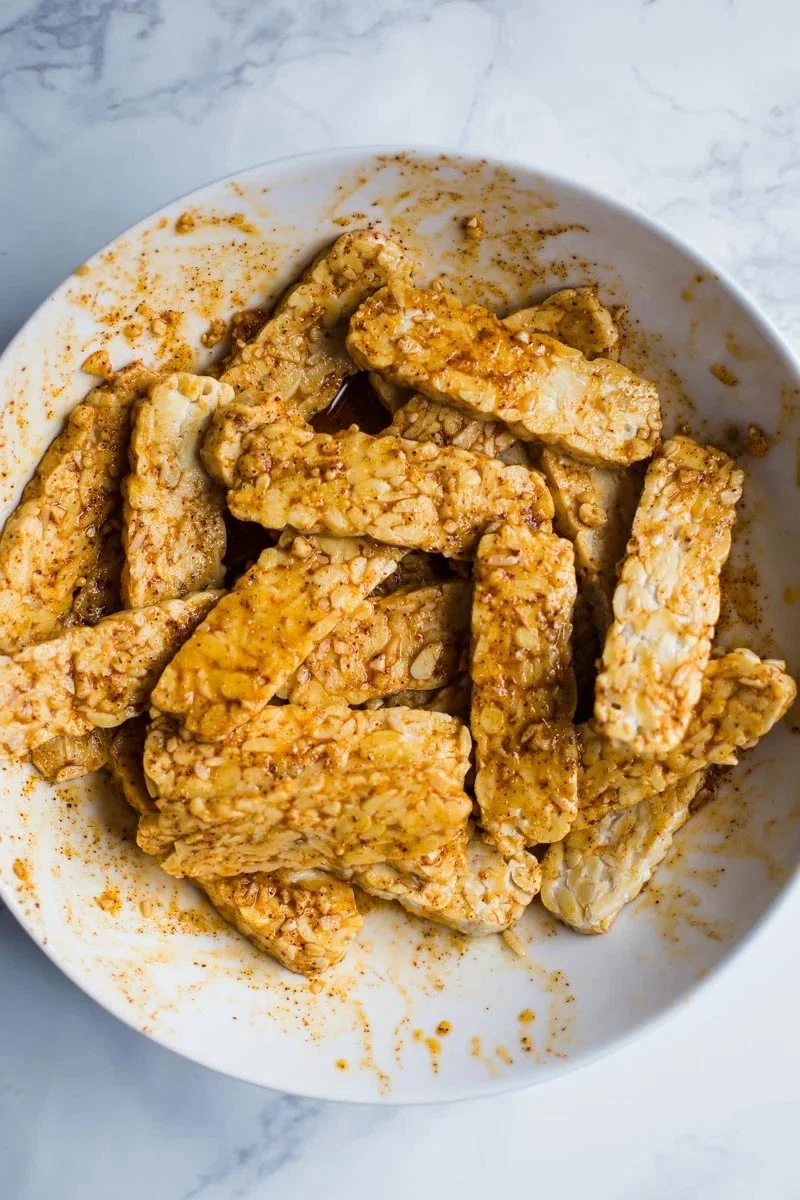 Easy Tempeh Fajitas