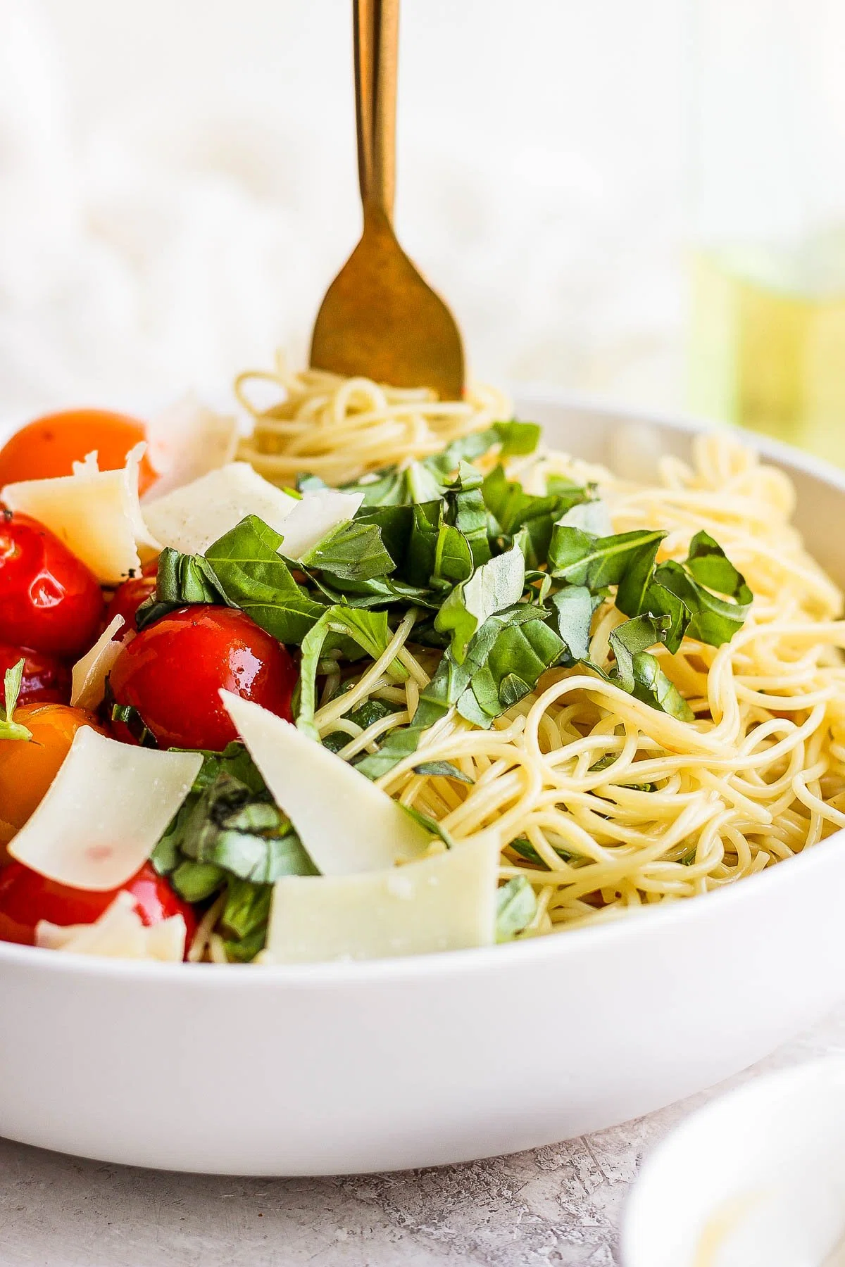 Angel Hair Pasta with Garlic Sauce