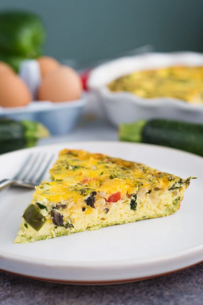 Zucchini Crust Quiche