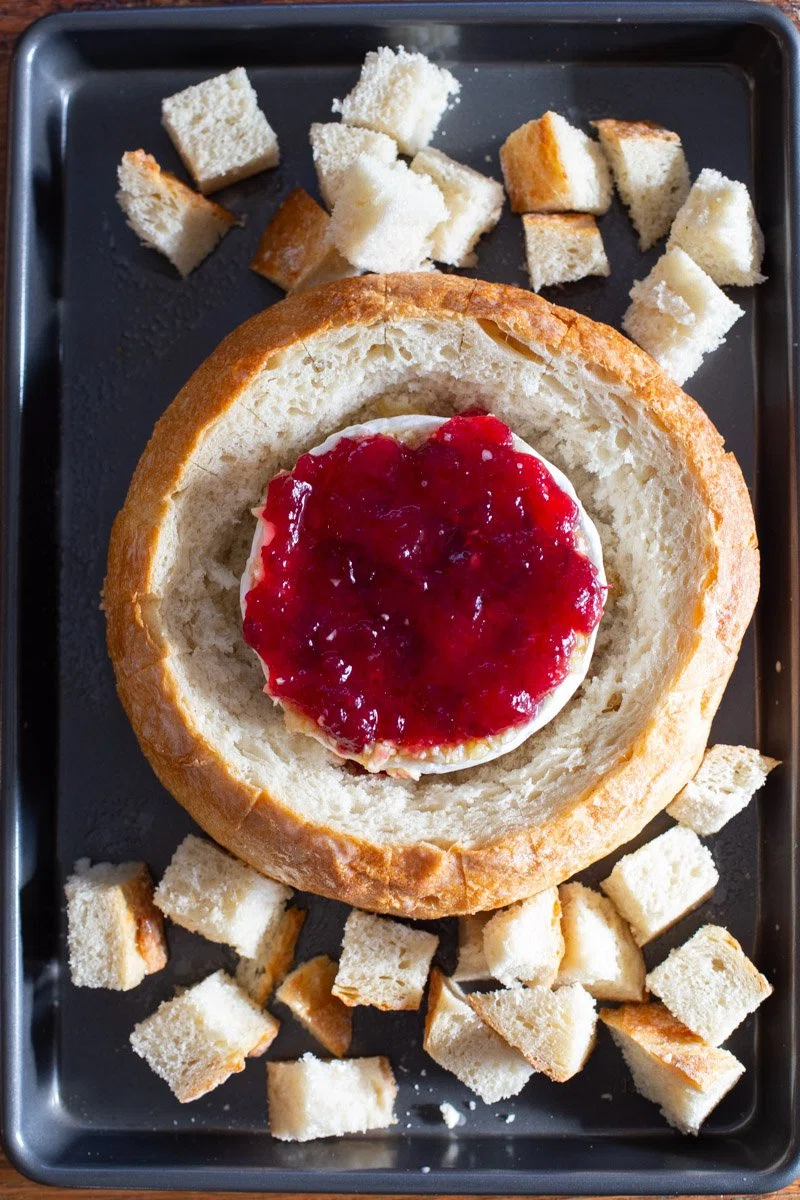 Baked Brie in Bread