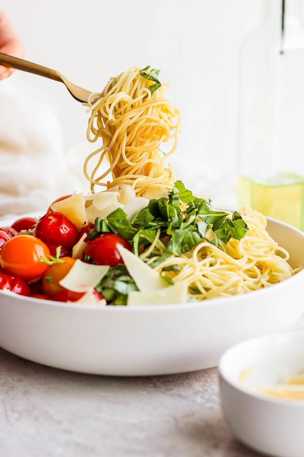 Angel Hair Pasta with Garlic Sauce
