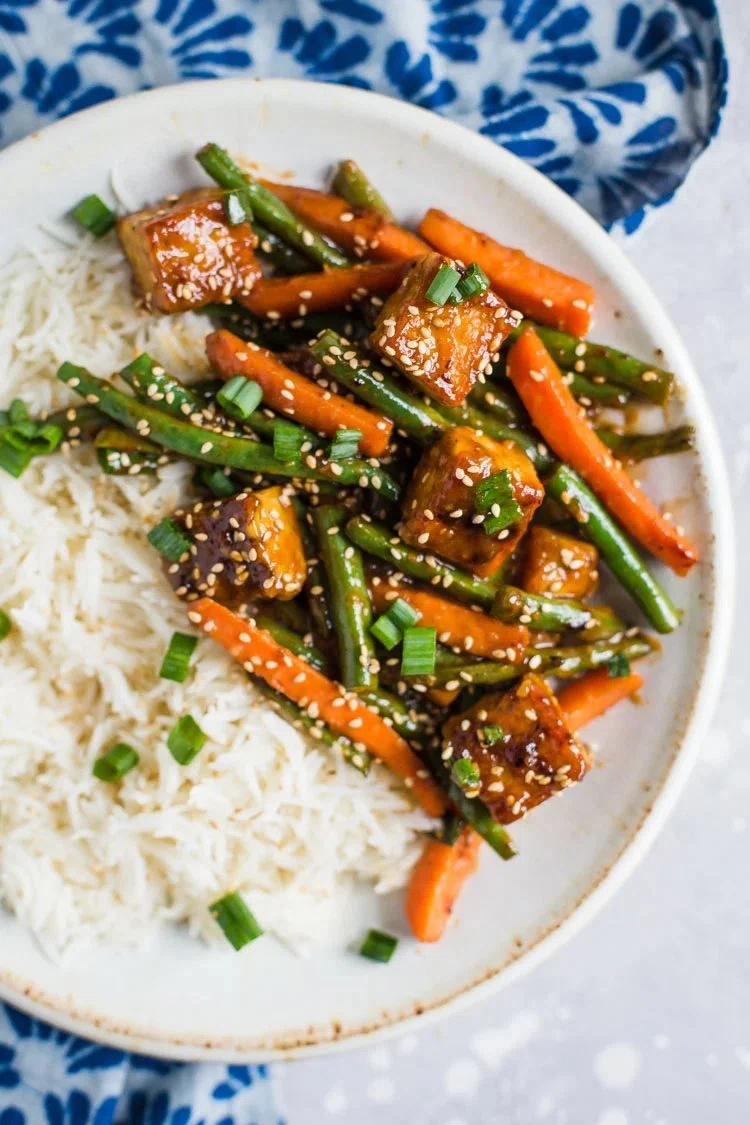 Sesame Ginger Tempeh Stir Fry