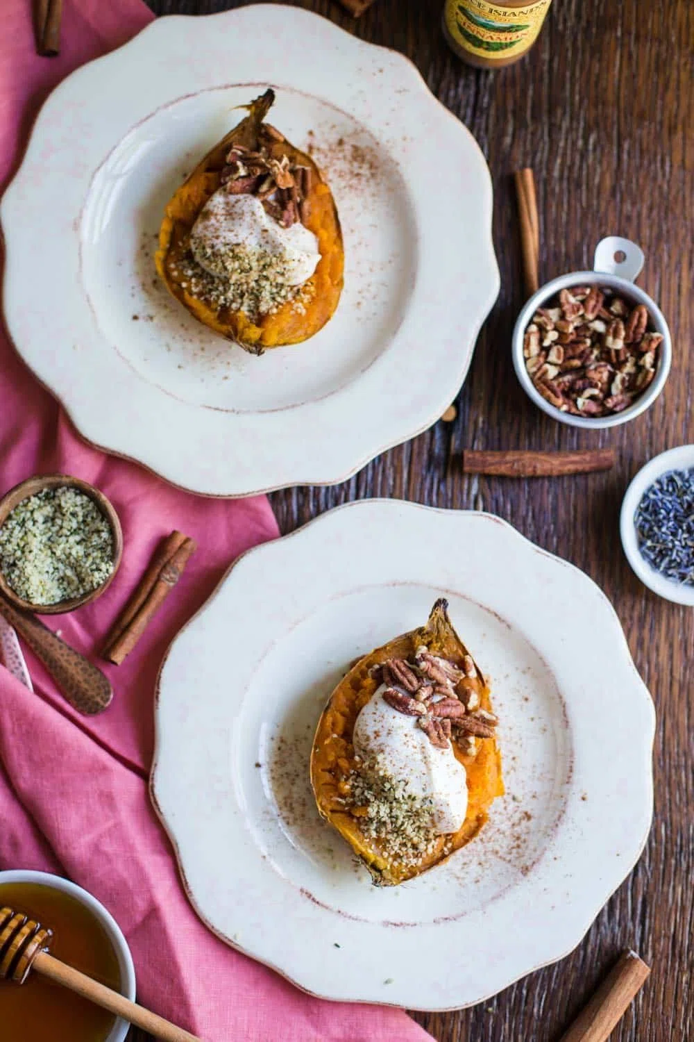 Breakfast Baked Sweet Potatoes