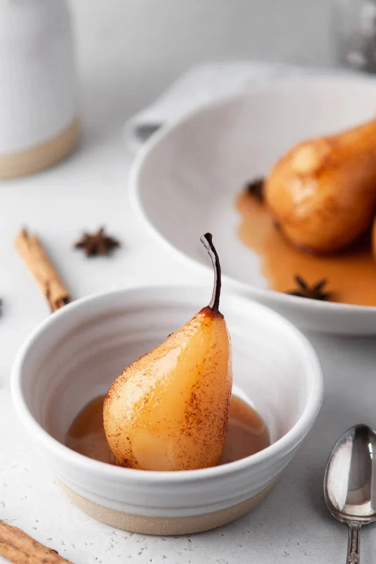 Vanilla Poached Pears