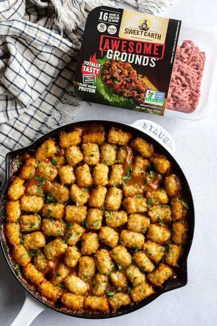 Vegan Tater Tot Casserole