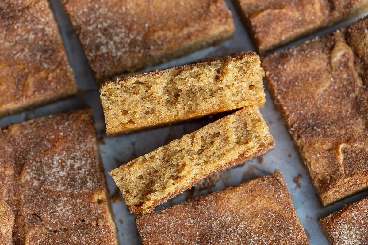 Easy Snickerdoodle Blondies