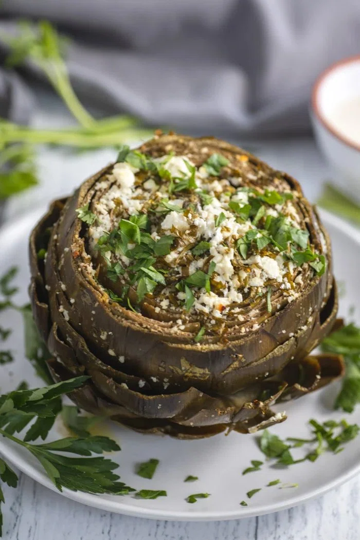 Mediterranean Baked Artichokes