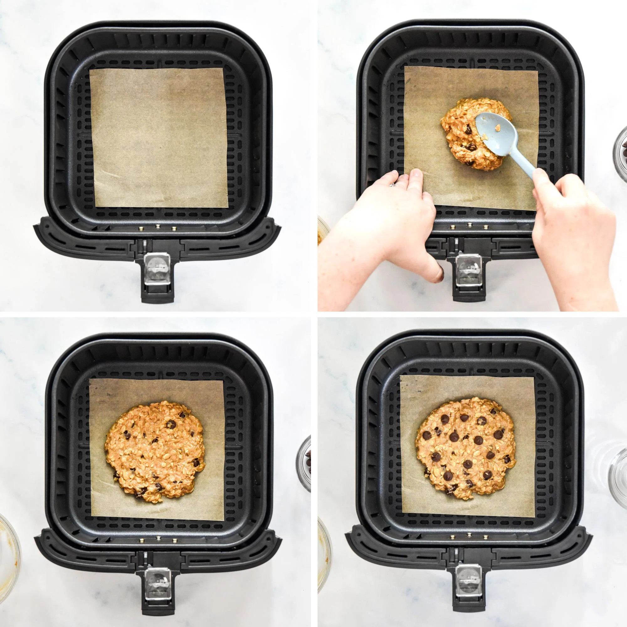 Air Fryer Banana Oatmeal Cookie For One