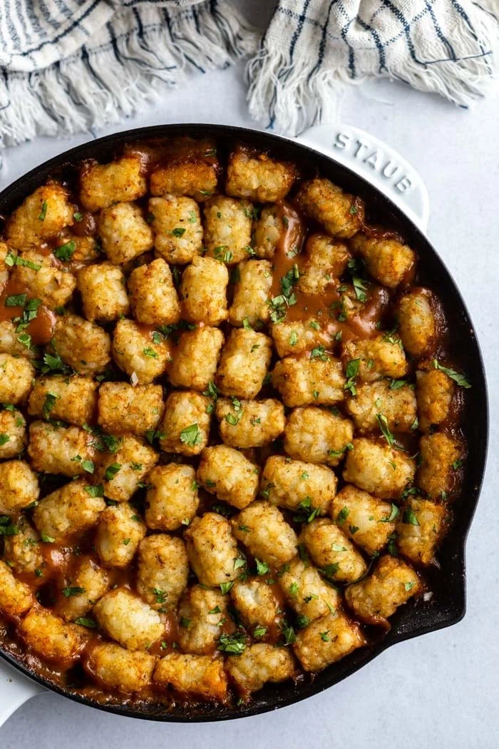 Vegan Tater Tot Casserole