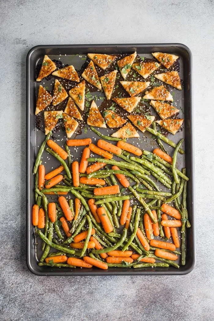 Sheet Pan Baked Tofu & Veggies